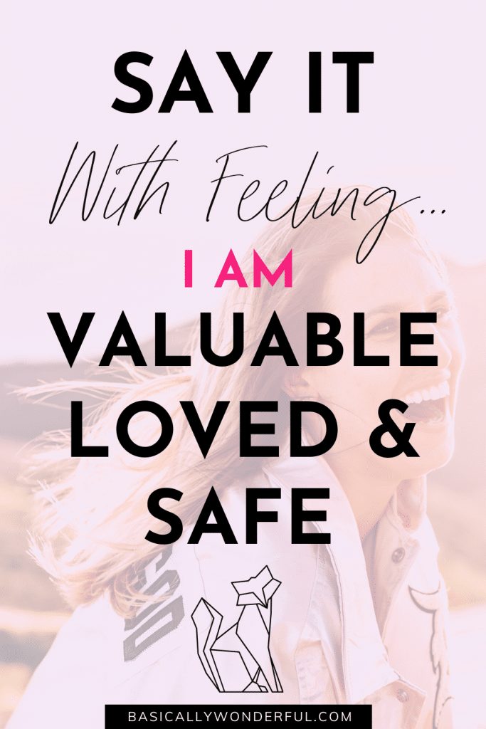affirmations for feeling safe